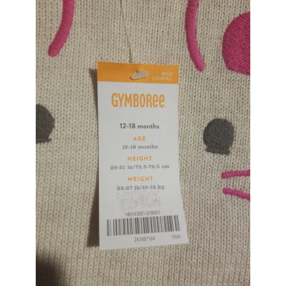 Gymboree woodland wonder mouse dress 12 18 months nwt